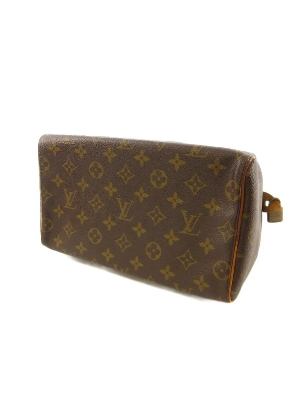 Louis Vuitton Monogram Speedy 25 Mini Boston Bag Brown